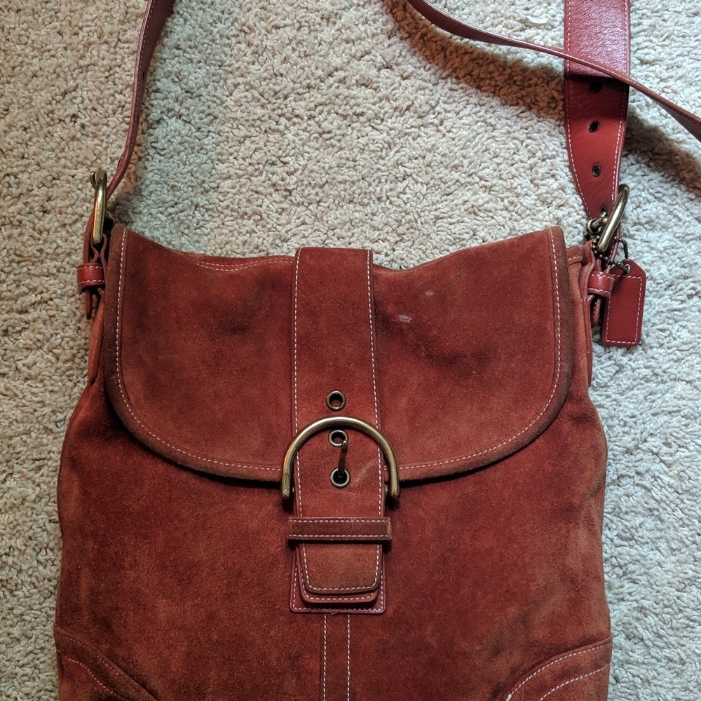 Suade Coach Bag
